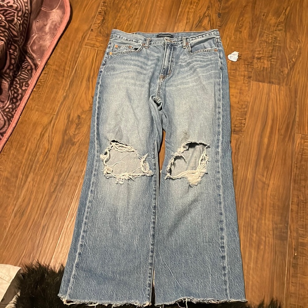 wide leg aeropostale jeans